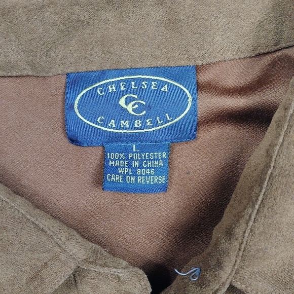 Chelsea Cambell Womens Long Sleeve Button Down Shirt Size Large - Picture 2 of 11